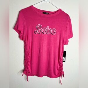 BEBE Sport Women T-shirt Hot Pink size Medium